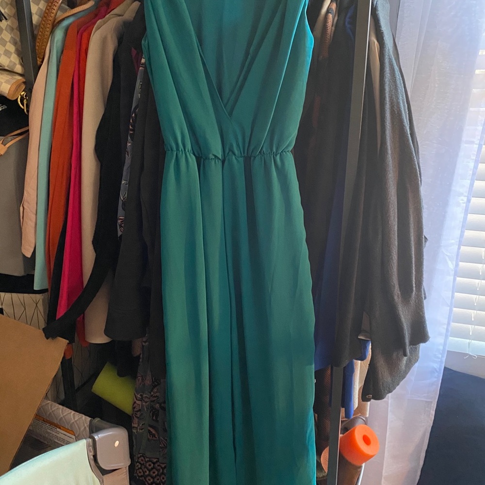Teal Jumpsuit